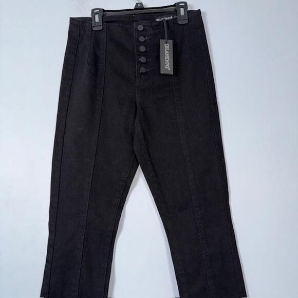 BLANKNYC Skinny Jeans Women’s Size 27 Black Stretch Denim Button Fly NWT - Picture 4 of 7